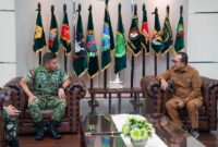 Pangdam XII/Tpr Sambut Silaturahmi Bupati Kubu Raya Bahas Infrastruktur dan Kamtibmas