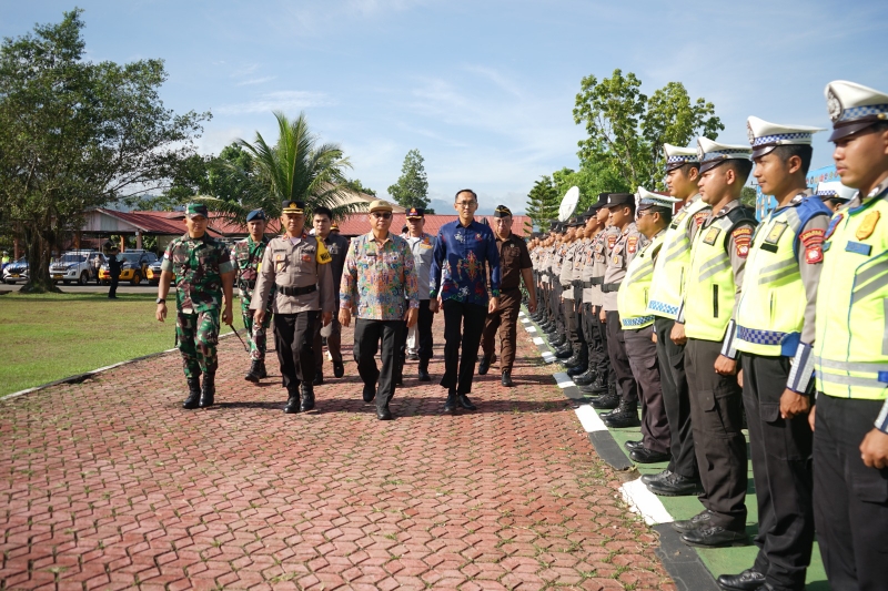 Letkol Inf Aprianda Tegaskan Dukungan TNI pada Pengamanan Idul Fitri di Bengkayang