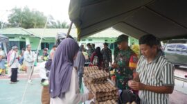 Korem 121/Abw Hadirkan Pasar Murah untuk Prajurit dan Masyarakat