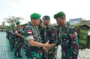 Pangdam XII/Tpr Mayjen TNI Novi Rubadi Sugito Sambut Kepulangan Satgas Yonzipur 6/SD Usai Tugas Kemanusiaan di Aceh