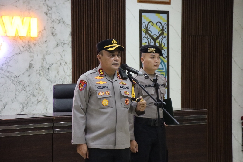 Kapolres Melawi AKBP Harris Batara Simbolon, S.I.K., S.H., M.Tr.Opsla