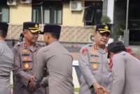 Suasana Hangat Halal Bihalal Polres Melawi, Kapolres Ajak Personel Tingkatkan Kinerja