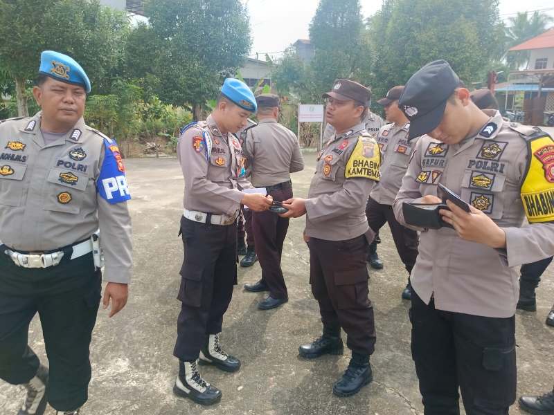 Gaktibplin Polres Melawi, Propam Periksa Personel dan Administrasi di Polsek Jajaran