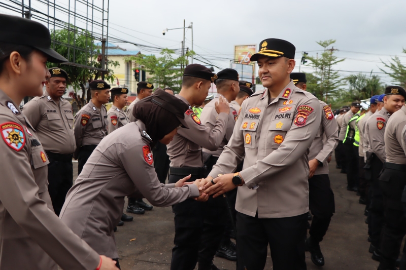 AKBP Muhammad Harris Gelar Halal Bihalal Bersama Personel Polres Ketapang