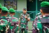 Lepas Prajurit Pindah Satuan, Kasrem 121/Abw Tekankan Jaga Nama Baik Satuan dan Berikan Pengabdian Terbaik di Satuan Baru