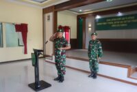 Letkol Kav Slamet Purwanto, S.S., Pimpin Upacara Kenaikan Pangkat Prajurit Kodim 1204/Sanggau