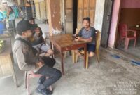 Bhabinkamtibmas Polsek Mempawah Hulu Gelar Patroli Sambang ke Permukiman dan Pertokoan