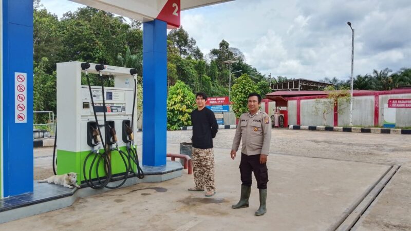 Bripka Deni Sastro Patroli SPBU Dusun Engkalong, Situasi Kuala Behe Tetap Kondusif