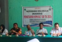 Kopda David Hadiri Musdesus Penetapan KPM BLT-DD Tahun 2026 di Desa Kedamin Darat
