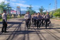 Latihan Dalmas di Polres Ketapang Fokus pada Penanganan Massa Secara Humanis