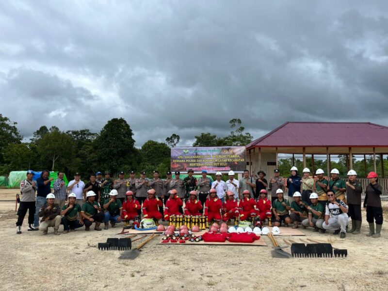 “Sinergitas Dalam Mengatasi Kebakaran Hutan dan Lahan”, Babinsa Koramil 1206-13/Bunut Hulu Hadir Pada Apel Siaga Karhutla di PT BRP Mentebah