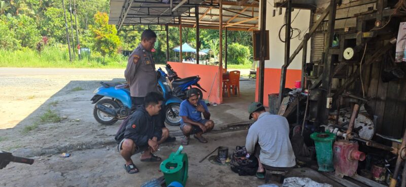 Polisi Sambangi Bengkel di Mandor, Antisipasi Penjualan Kendaraan Tanpa Dokumen