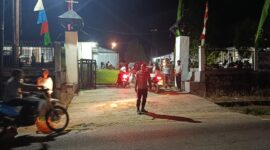 Pengamanan Ibadah Misa Kamis Putih Berjalan Aman dan Kondusif di Menjalin