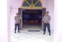 Dipimpin Kapolsek IPTU Eko Kurniawan, S.H., M.H., Pengamanan Ibadah Jumat Agung di Kuala Behe Berjalan Aman dan Kondusif