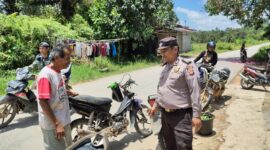 IPDA Dedi Iskandar Pimpin Patroli Siang Humanis, Polisi Sapa Warga di Air Besar