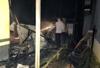 Empat Rumah Kontrakan di Kuala Belian Melawi Ludes Terbakar, Kerugian Ditaksir Rp30 Juta