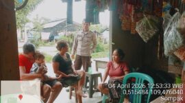 Polres Landak Tingkatkan Patroli Siang, Warga Sompak Diberi Imbauan Kamtibmas