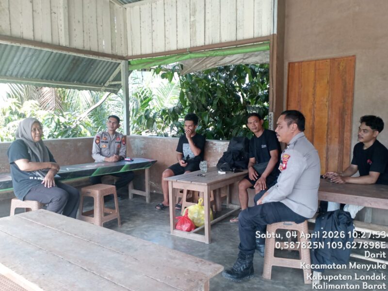 Polsek Menyuke Intensifkan Patroli Siang di Kecamatan Menyuke dan Banyuke Hulu