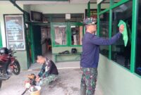 Koramil 06/Selakau Laksanakan Pembenahan Pangkalan, Wujudkan Lingkungan Kerja Bersih dan Siap Tugas
