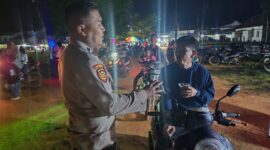 Polsek Jelai Hulu Gelar Patroli Malam Minggu, Antisipasi Gangguan Kamtibmas di Wilayah Ketapang