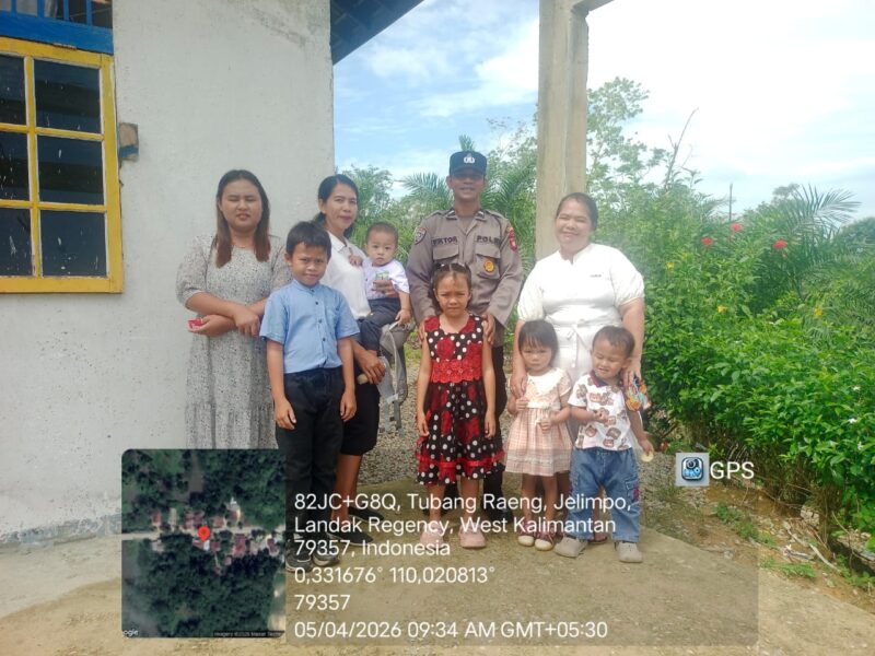 Personel Polsubsektor Jelimpo Gelar Sambang Dialogis, Pastikan Situasi Kamtibmas Aman dan Kondusif