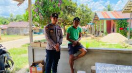 Lewat Kunjungan ke Rumah Warga, Polsek Meranti Bangun Kedekatan dan Kepedulian Masyarakat