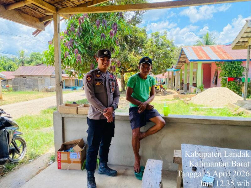 Lewat Kunjungan ke Rumah Warga, Polsek Meranti Bangun Kedekatan dan Kepedulian Masyarakat