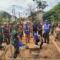 Polsek Menyuke Hadiri Peletakan Batu Pertama Jembatan Perintis Garuda di Desa Darit
