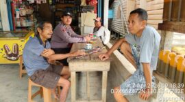 Duduk Bersama Warga, Cara Humanis Polsek Air Besar Jaga Kamtibmas