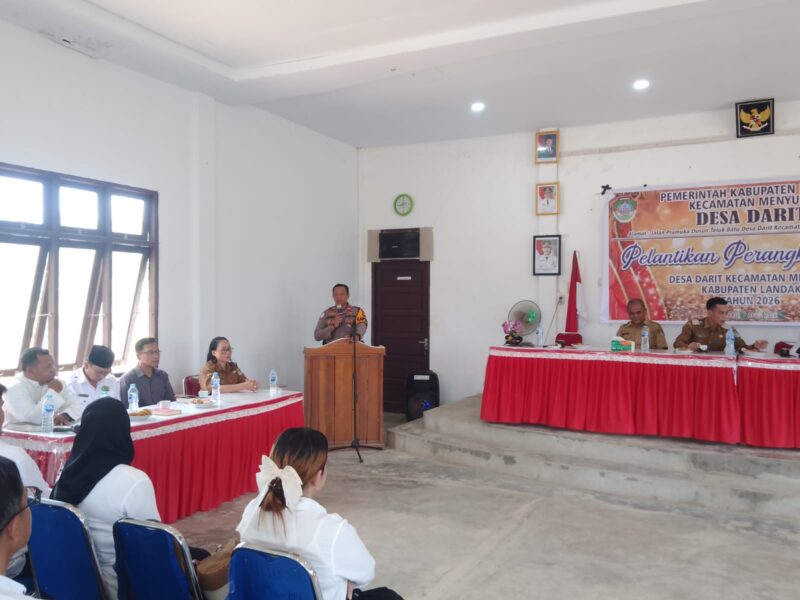 IPTU I Nyoman Astika Hadiri Pelantikan dan Pengambilan Sumpah Kepala Dusun Desa Darit