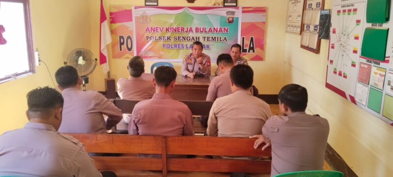 Anev Polsek Sengah Temila, AKP Ecep Maman Hermawan Soroti Kinerja dan Tanggung Jawab