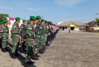 Anggota Kodim 1208/Sambas Ikuti Apel Pengamanan Seminar Dai dari 6 Negara