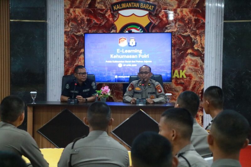 Bidhumas Polda Kalbar Gelar E-Learning Kehumasan untuk 103 Personel Dit Samapta, Seluruh Peserta Lulus 100 Persen