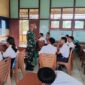 Siswa SMPN 01 Sui Antu Antusias Ikuti Sosialisasi Wawasan Kebangsaan dari Babinsa