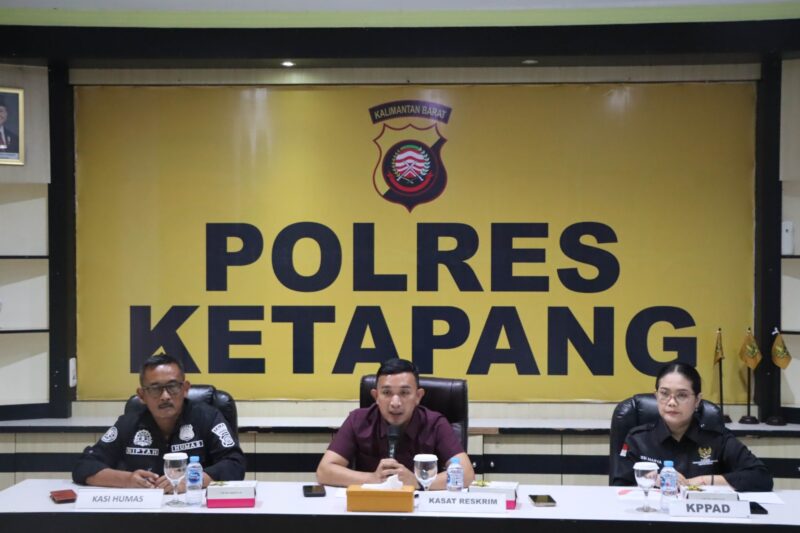 Konferensi Pers Polres Ketapang Bahas Kasus Perundungan Anak dan Diversi