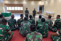 Kasdim 1206/Putussibau Mayor Inf Eriyadi Esnurdin Beri Arahan UKP Periode April 2026