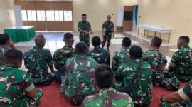 Kasdim 1206/Putussibau Mayor Inf Eriyadi Esnurdin Beri Arahan UKP Periode April 2026