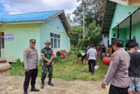 IPTU Eko Kurniawan Amankan Aksi Penolakan Masyarakat Adat Nyayum terhadap Pengukuran Lahan Eks PT Kebun Aria
