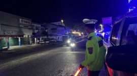 Satlantas Polres Melawi Intensifkan Patroli Malam di Jalan Juang dan Jalan Provinsi