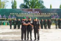 Danrem 121/Abw Pimpin Sertijab Dandim 1204/Sanggau, Letkol Inf Nurrachman Gindha Dradhizya Resmi Menjabat