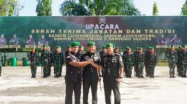Danrem 121/Abw Pimpin Sertijab Dandim 1204/Sanggau, Letkol Inf Nurrachman Gindha Dradhizya Resmi Menjabat