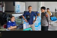 Karyawan Dealer Motor Dapat Imbauan Kamtibmas dari Personel Polsek Sengah Temila
