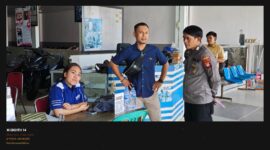Karyawan Dealer Motor Dapat Imbauan Kamtibmas dari Personel Polsek Sengah Temila