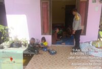 Sambang Humanis Polsek Air Besar, Warga Diajak Jaga Keselamatan Anak