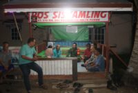 Aiptu Ngadimin Bersama Tiga Pilar Patroli di Kelurahan Mulia Baru, Perkuat Kamtibmas