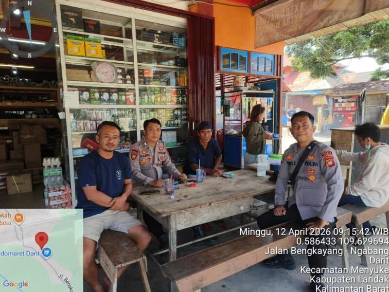 Berikan Imbauan Kamtibmas Kepada Warga Saat Laksanakan Patroli Siang