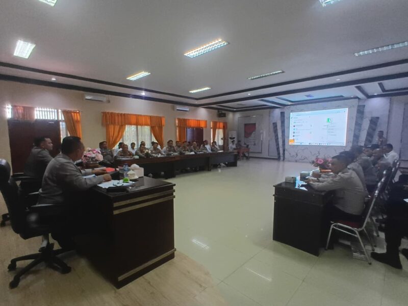 Gelar Opsnal Polres Melawi dan Polsek Jajaran, Kapolres Melawi Tekankan Tertibkan Balapan Liar dan Knalpot Brong