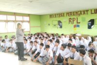 80 Pelajar SMK Bina Kusuma 2 Ikuti Penyuluhan Narkoba dan Judi Online dari Polres Melawi