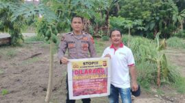 Polsek Menjalin Intensifkan Patroli dan Himbauan Karhutla di Wilayah Desa Menjalin