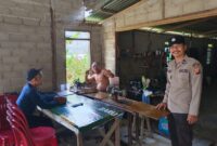 Jaga Kamtibmas yang Kondusif, Personel Polsek Kuala Behe Lakukan Patroli Rutin